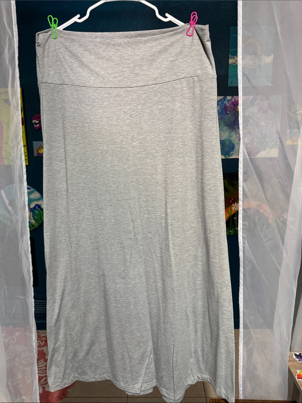 Light Gray Women’s Maxi Skirt